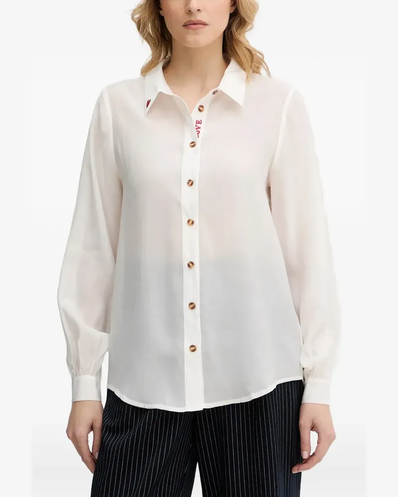 Never Fully Dressed Love Milley Hemd - Weiß Weiß