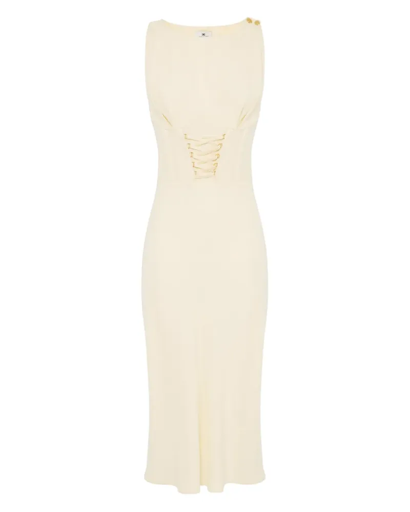 Elisabetta Franchi Kleid mit Corsage-Detail - Nude Nude