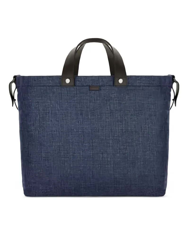 Canali Tote Bag mit zwei Henkeln - Blau Blau