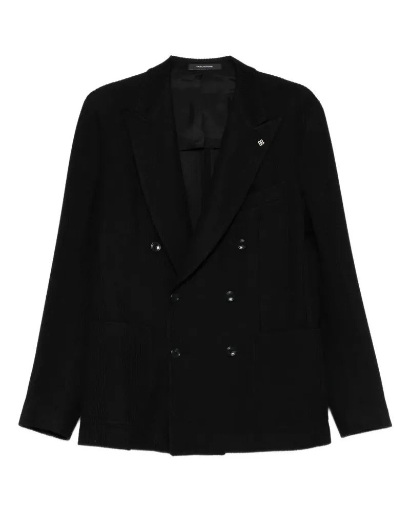 Tagliatore double-breasted jacket - Schwarz Schwarz