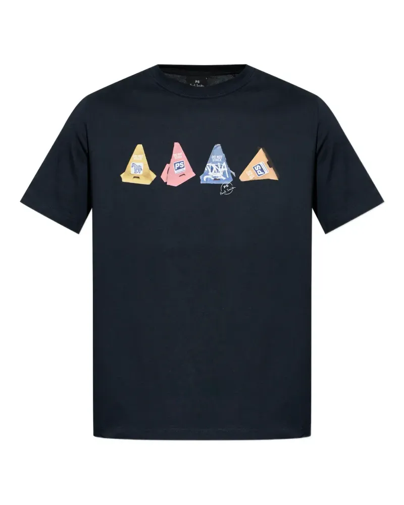 Paul Smith T-Shirt mit Print - Blau Blau
