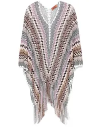 Missoni Oberteil mit Zickzackmuster Nude