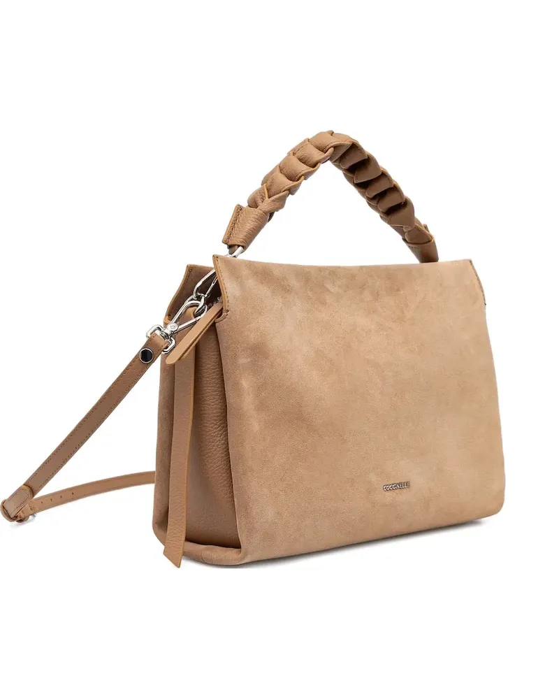 Coccinelle Handtasche mit Flechtriemen - Braun Braun