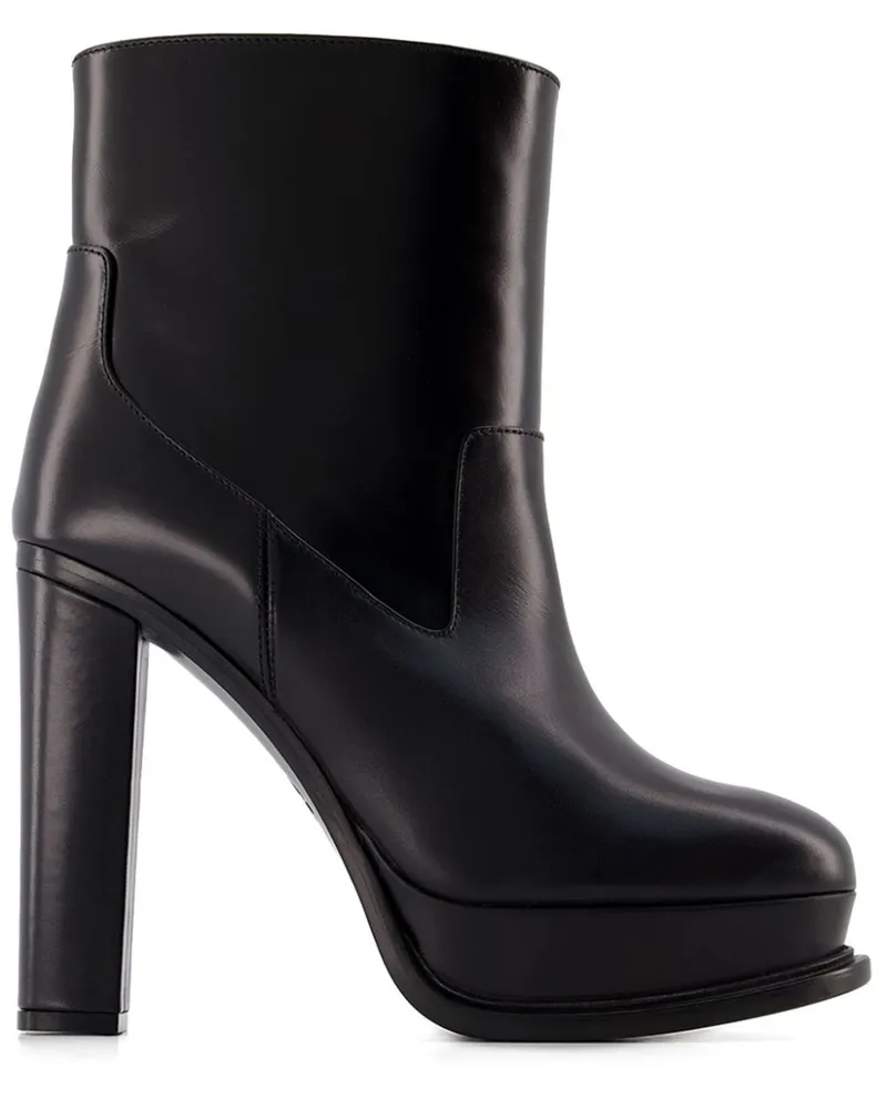 Alexander McQueen Stiefeletten, 120mm - Schwarz Schwarz
