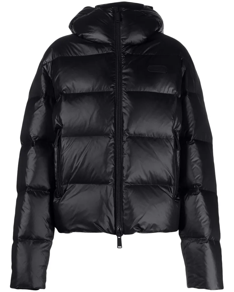 Dsquared2 Gesteppte Daunenjacke Schwarz