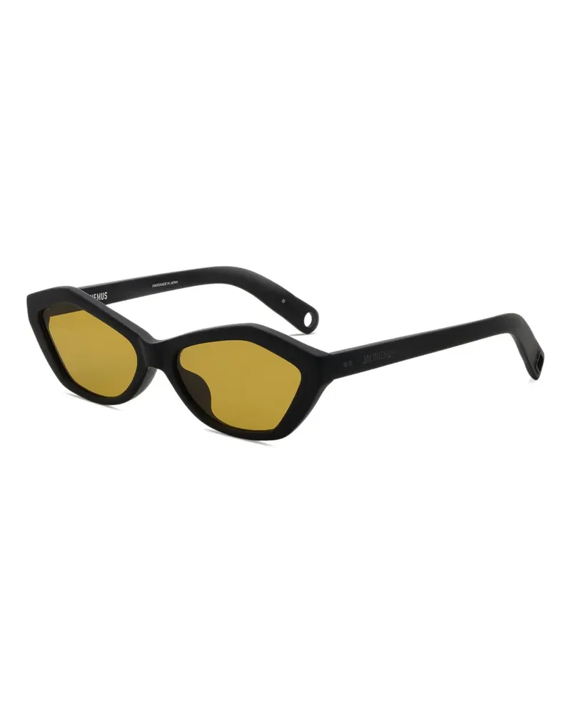 Jacquemus The Bambino Sonnenbrille - Schwarz Schwarz