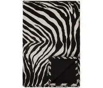 Decke mit Zebra-Print