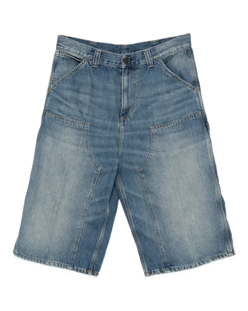 Carhartt WIP OG OVERSIZED LOOSE FIT DOUBLE KNEE SHORT LONG DENIM SHORT - Blau Blau