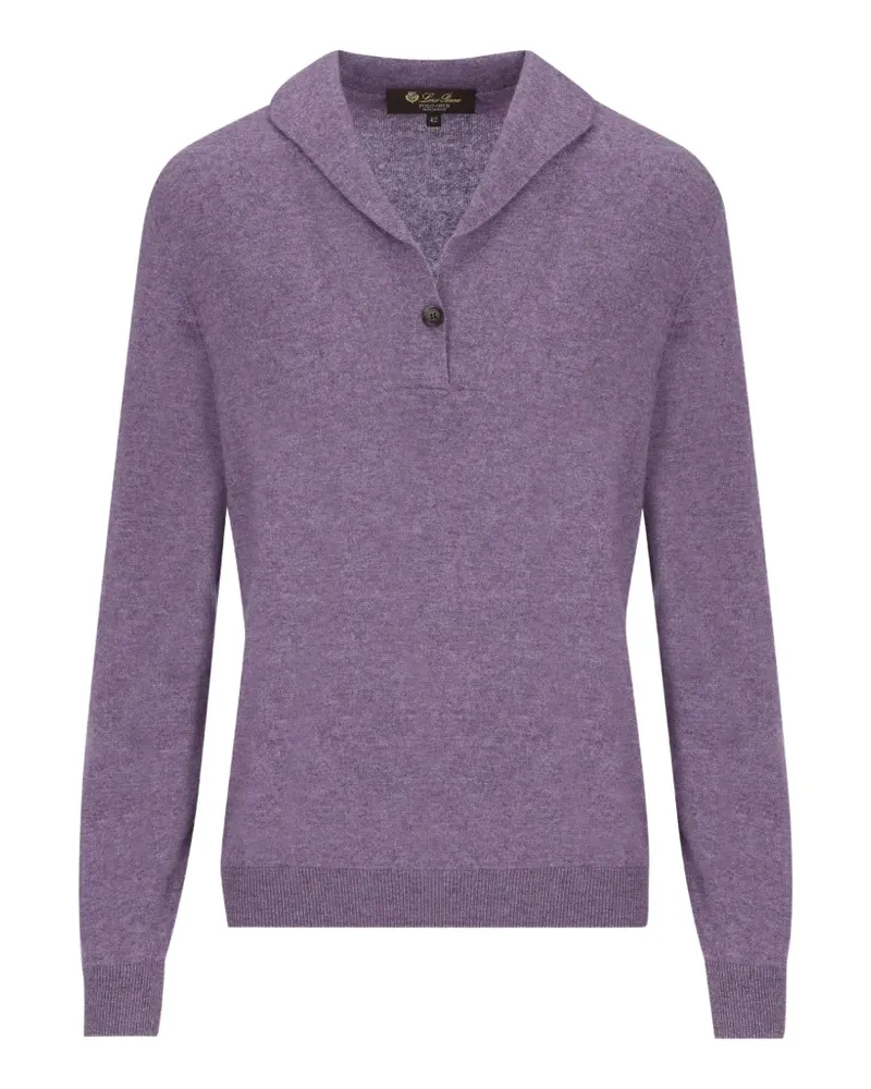 Loro Piana Sergio polo-collar sweater - Violett Violett