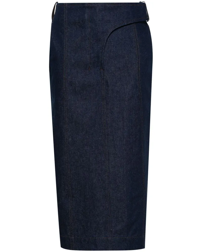 Jacquemus La Jupe de Nimes Obra Jeansrock - Blau Blau