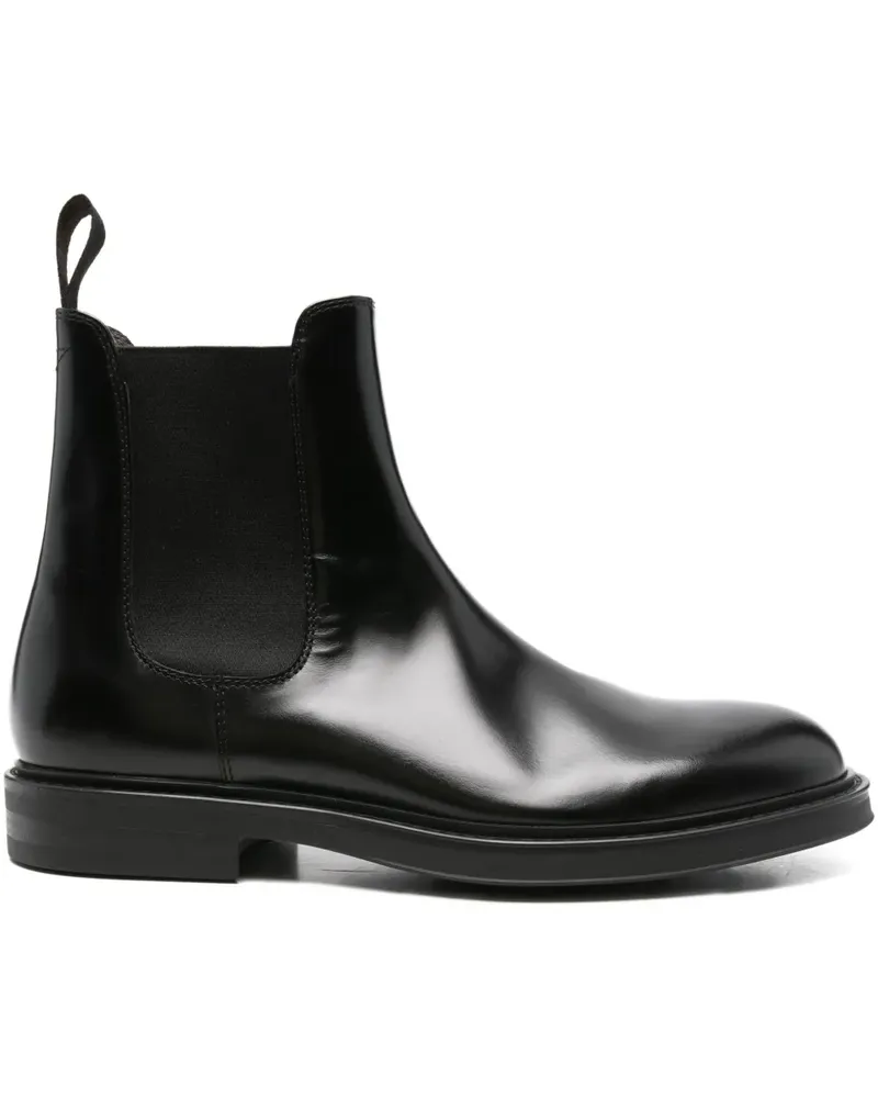 Green George Stiefel aus Leder - Blau Blau