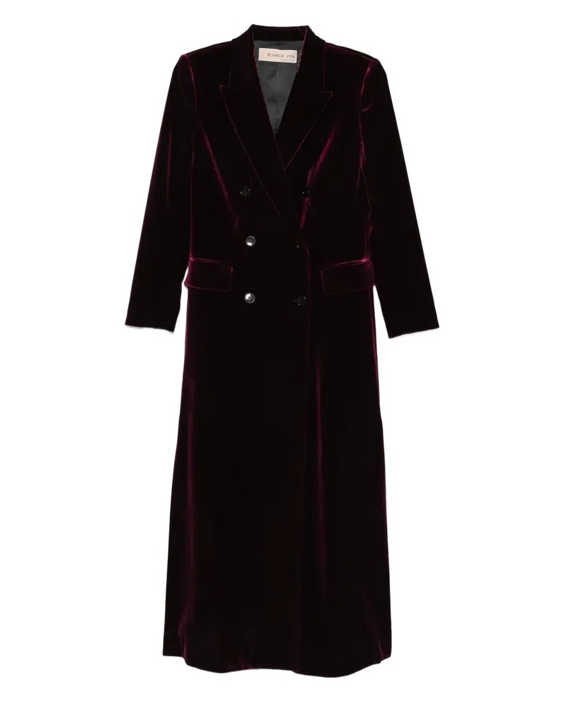 Blanca double-breasted coat - Violett Violett