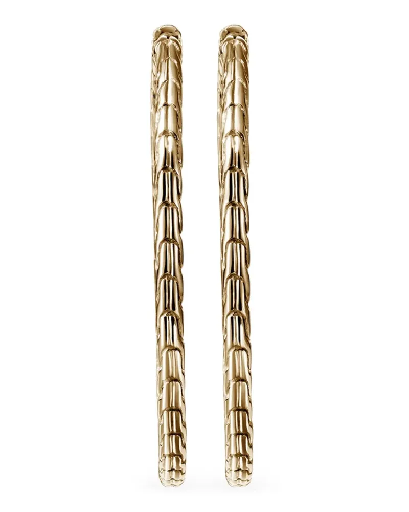 John Hardy 14kt JH Essential Flex Gelbgoldcreolen Gold