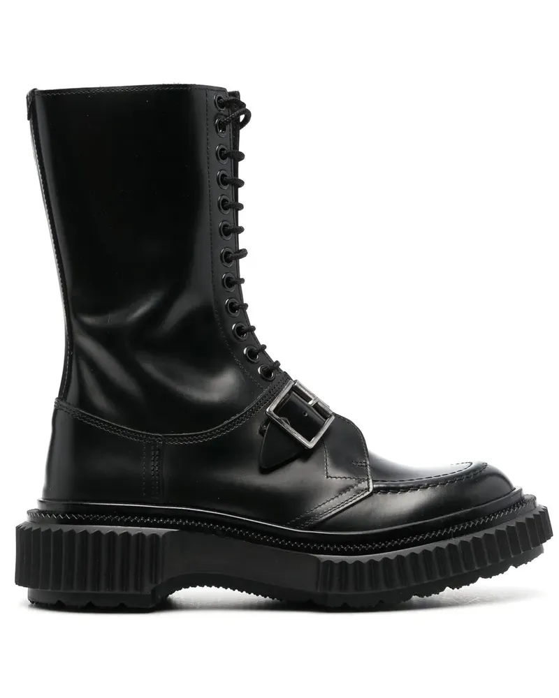 Adieu Paris Type 195 Schnürstiefel - Schwarz Schwarz
