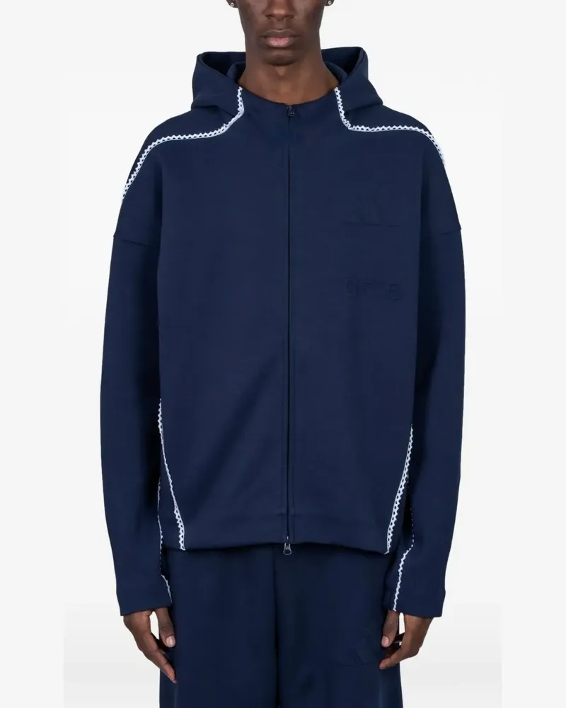 adidas x Arte Antwerp zip-up hoodie - Blau Blau