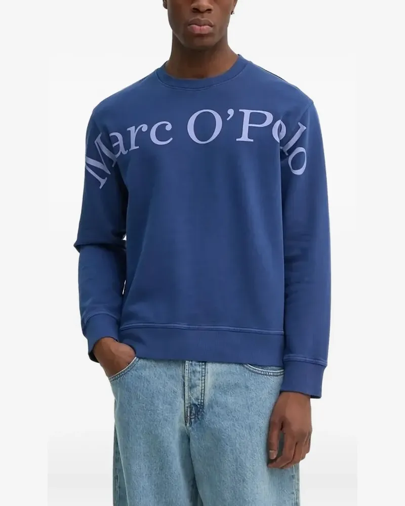 Marc O'Polo Sweatshirt mit Logo-Print - Blau Blau