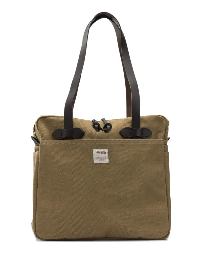 Filson logo-patch tote bag - Braun Braun