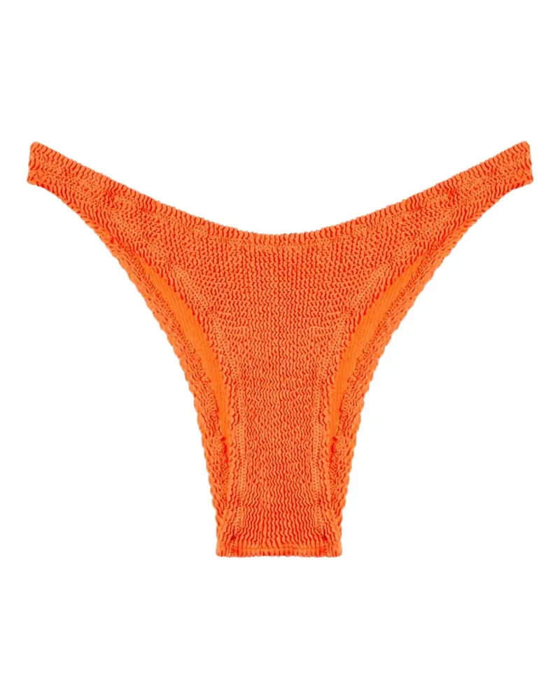 Reina Olga Ginny smocked bikini bottoms - Orange Orange
