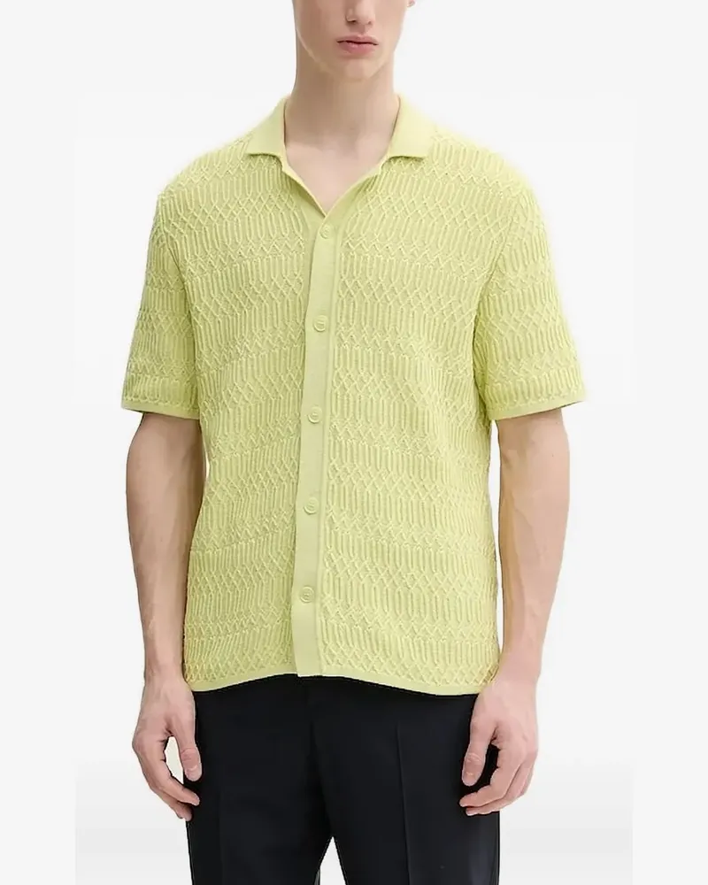 Samsøe & Samsøe Strukturiertes Poloshirt - Grün Grün
