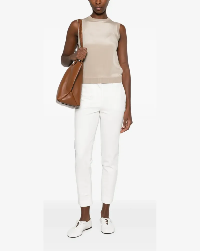 Max Mara Trägershirt mit rundem Ausschnitt - Nude Nude