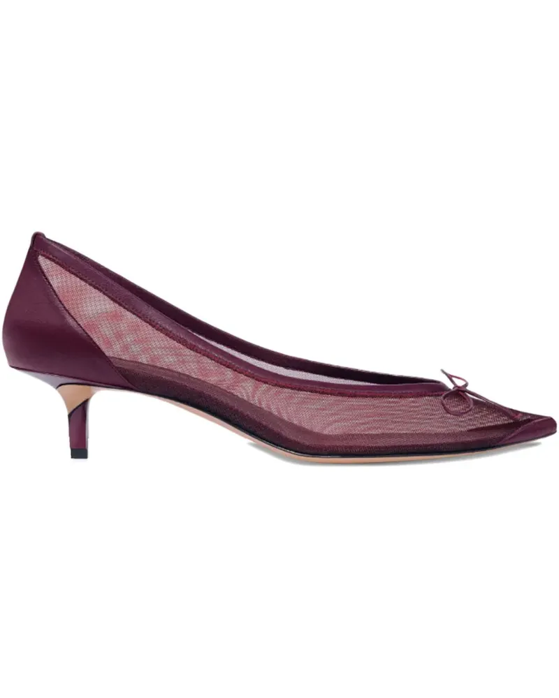 Jacquemus 45mm Tourni bow-detail pumps - Violett Violett