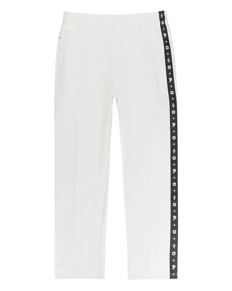 PURPLE BRAND Jogginghose mit Monogramm-Print - Weiß Weiß