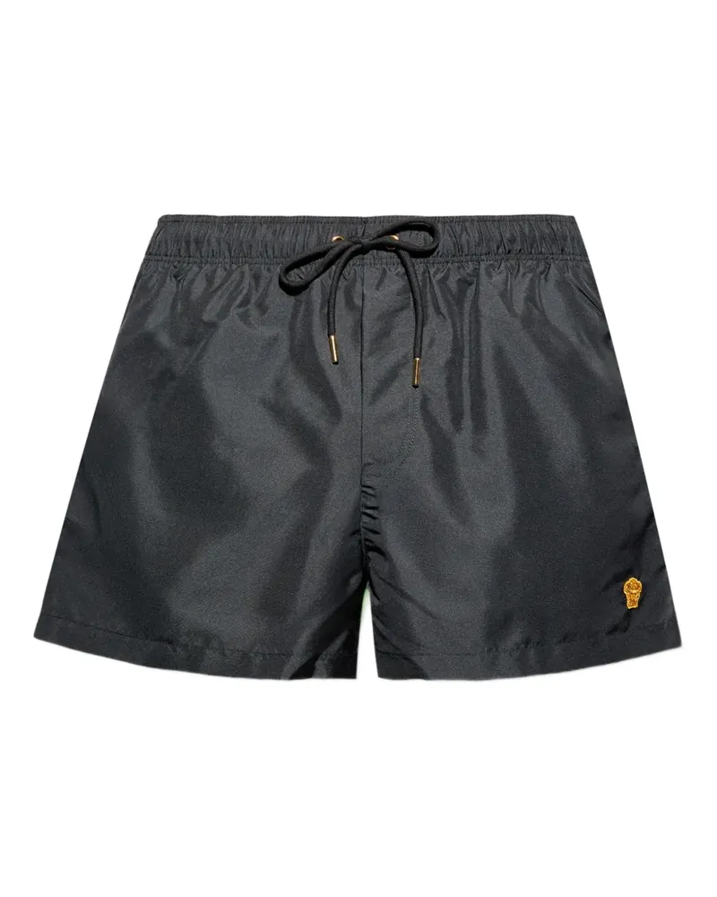 Versace Badeshorts mit Kordelzug - Schwarz Schwarz