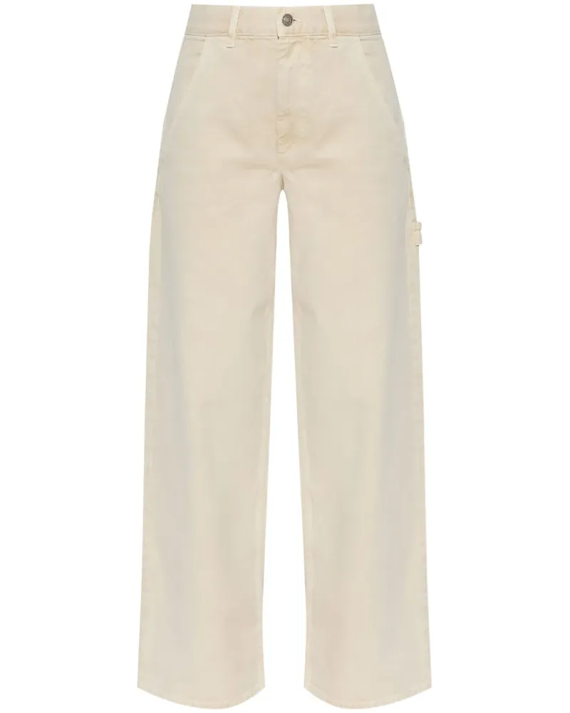 Isabel Marant Solene Wide-Leg-Jeans - Nude Nude