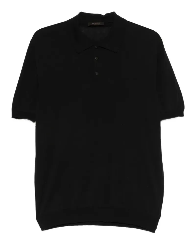 Zanone short-sleeve polo shirt - Schwarz Schwarz