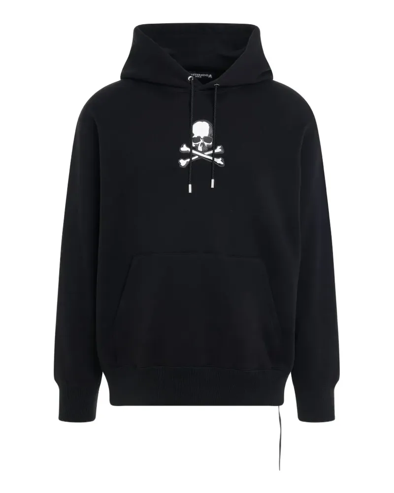 Mastermind Japan skull-emblem hoodie - Schwarz Schwarz