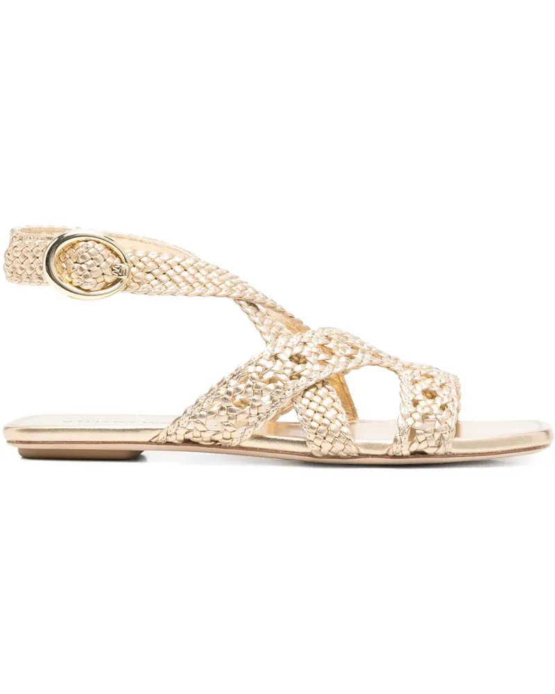 Stuart Weitzman Thea Ballerinas - Gold Gold