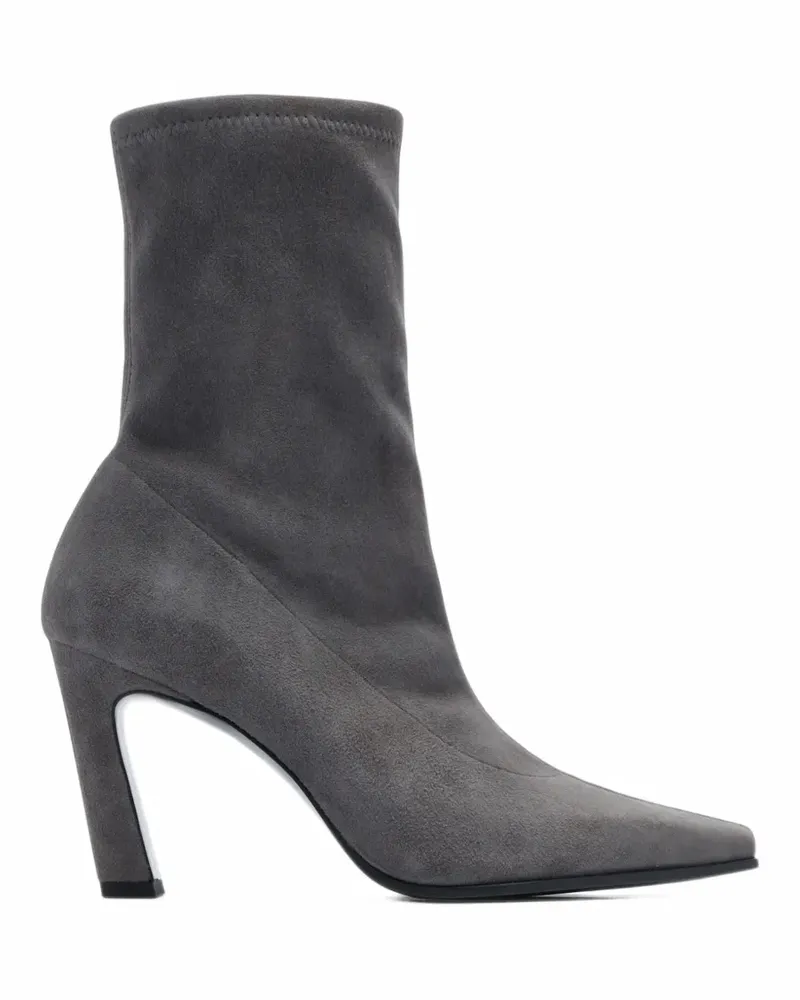 Stuart Weitzman Stiefeletten aus Wildleder - Grau Grau