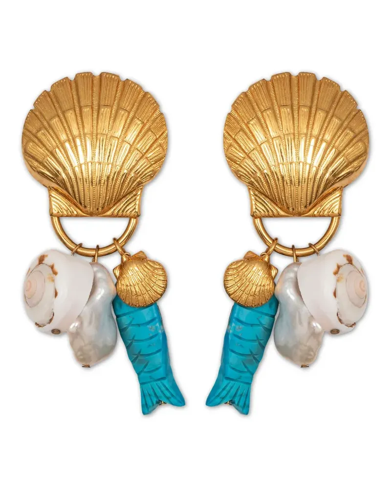Jennifer Behr Tarni Ohrringe - Gold Gold