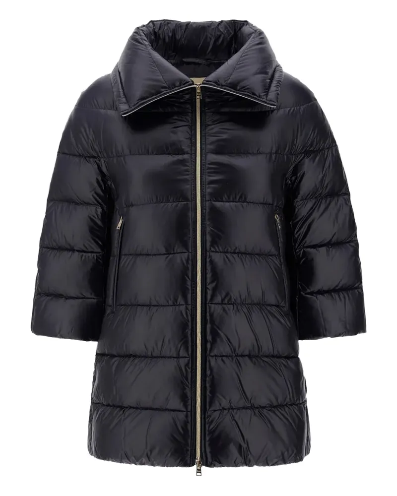 Herno zip puffer coat - Schwarz Schwarz