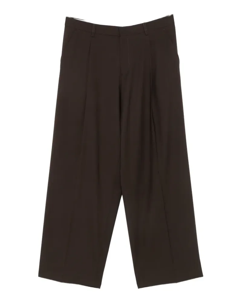 Be Able pleated-detail trousers - Braun Braun