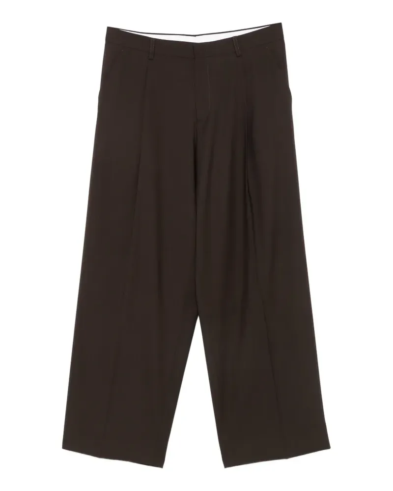 Be Able pleated-detail trousers - Braun Braun