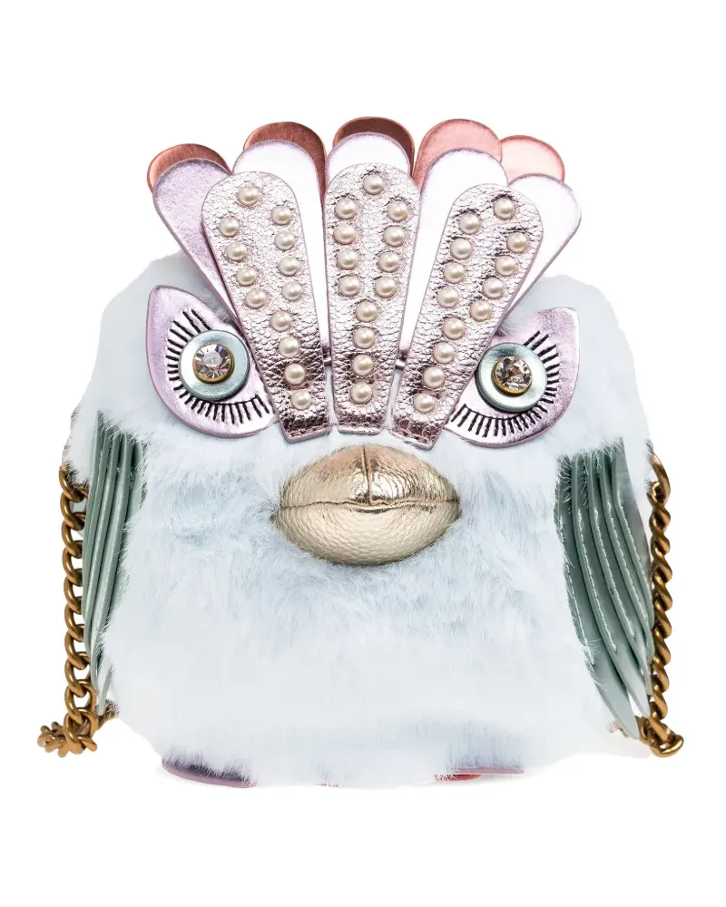 Kurt Geiger Pom Pom Eagle mini bag - Weiß Weiß