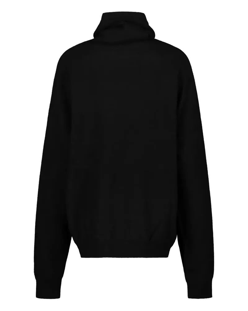 Frenckenberger Rollkragenpullover aus Kaschmir - Schwarz Schwarz