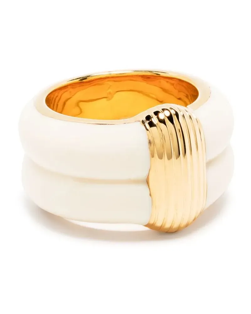 Aurélie Bidermann Katt Ring - Weiß Weiß