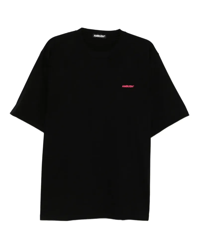AMBUSH 2025 T-Shirt mit Logo - Schwarz Schwarz