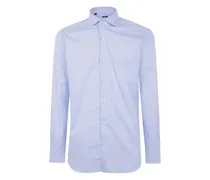 Button-down-Hemd aus Baumwolle - Blau