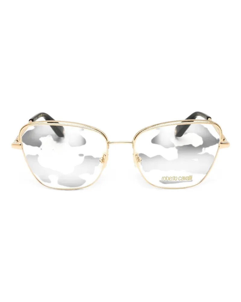 Roberto Cavalli cat-eye frame glasses - Gold Gold