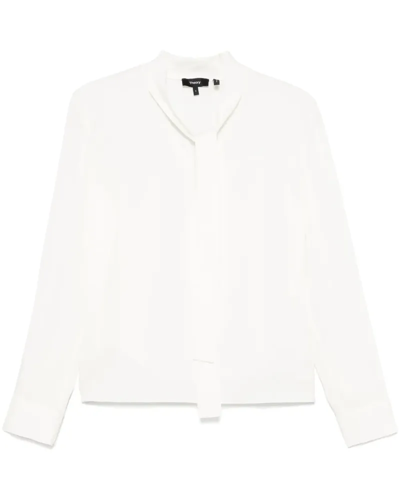 Theory Bluse aus Seide - Nude Nude