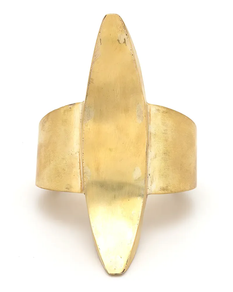 Parts Of Four Crescent Armspange - Gold Gold