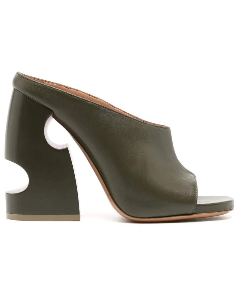 OFF-WHITE Pop Meteor Mules 120mm - Grün Grün