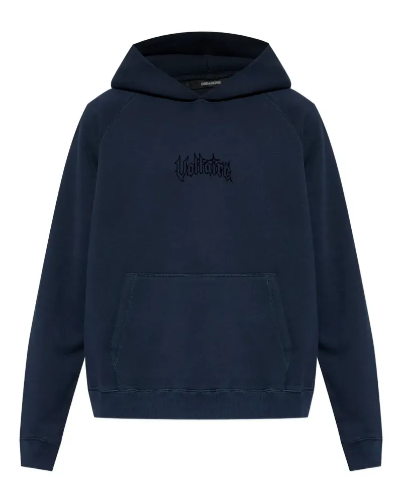 Zadig & Voltaire logo graphic hoodie - Blau Blau
