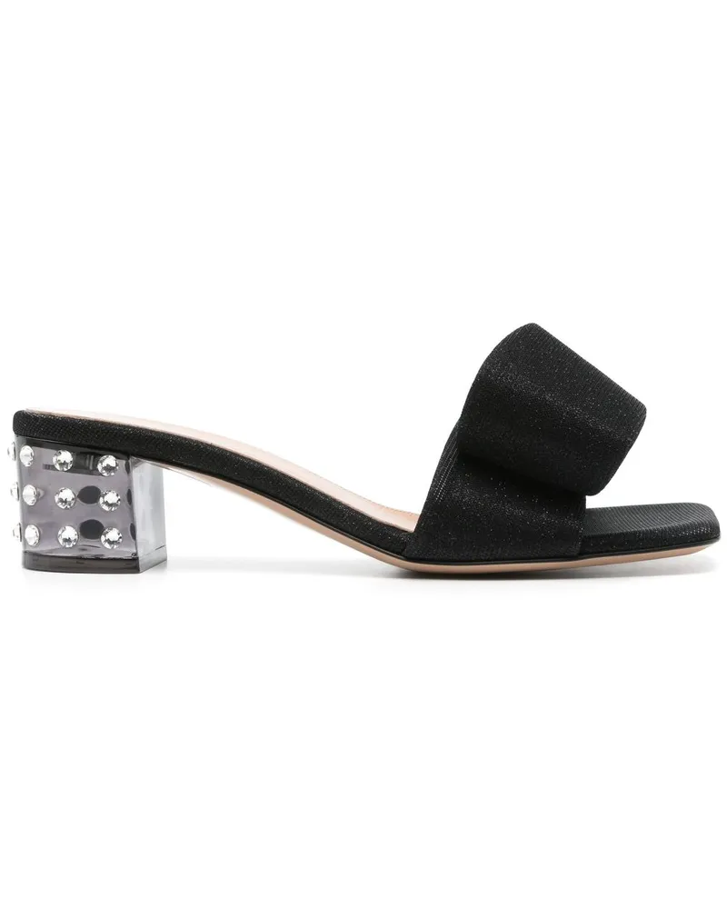 Gianvito Rossi Flash Mules 45mm - Schwarz Schwarz