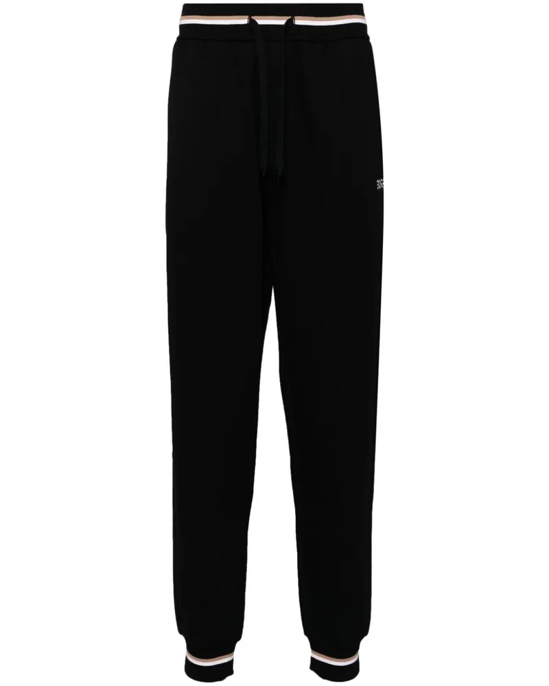 HUGO BOSS Halbhohe Iconic Jogginghose Schwarz