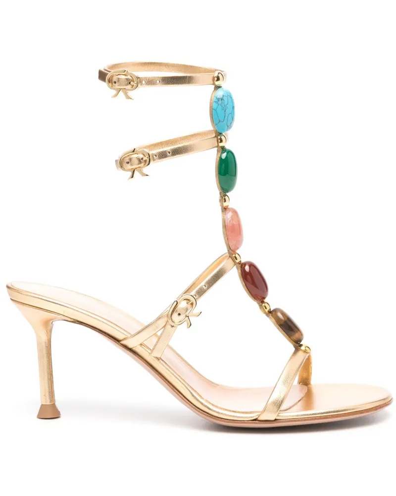 Gianvito Rossi Shanti Sandalen 70mm - Gold Gold