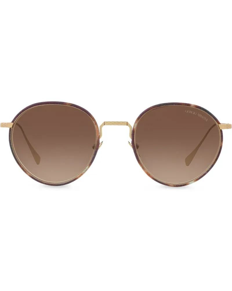 Giorgio Armani Sonnenbrille in Schildpattoptik - Schwarz Schwarz
